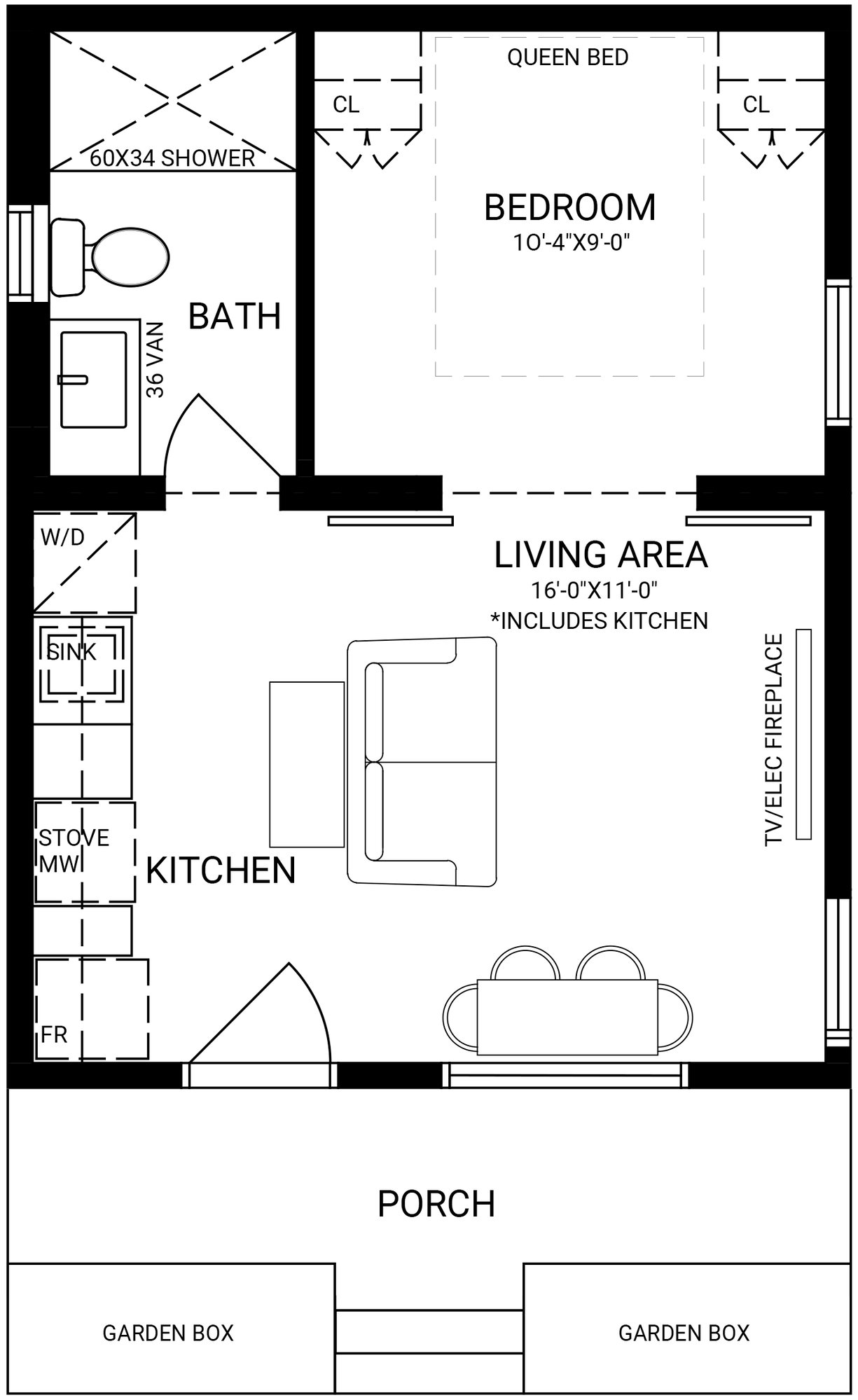 Brauer Living Pods - Plans - Executive 1 Bedroom (new) - compressed