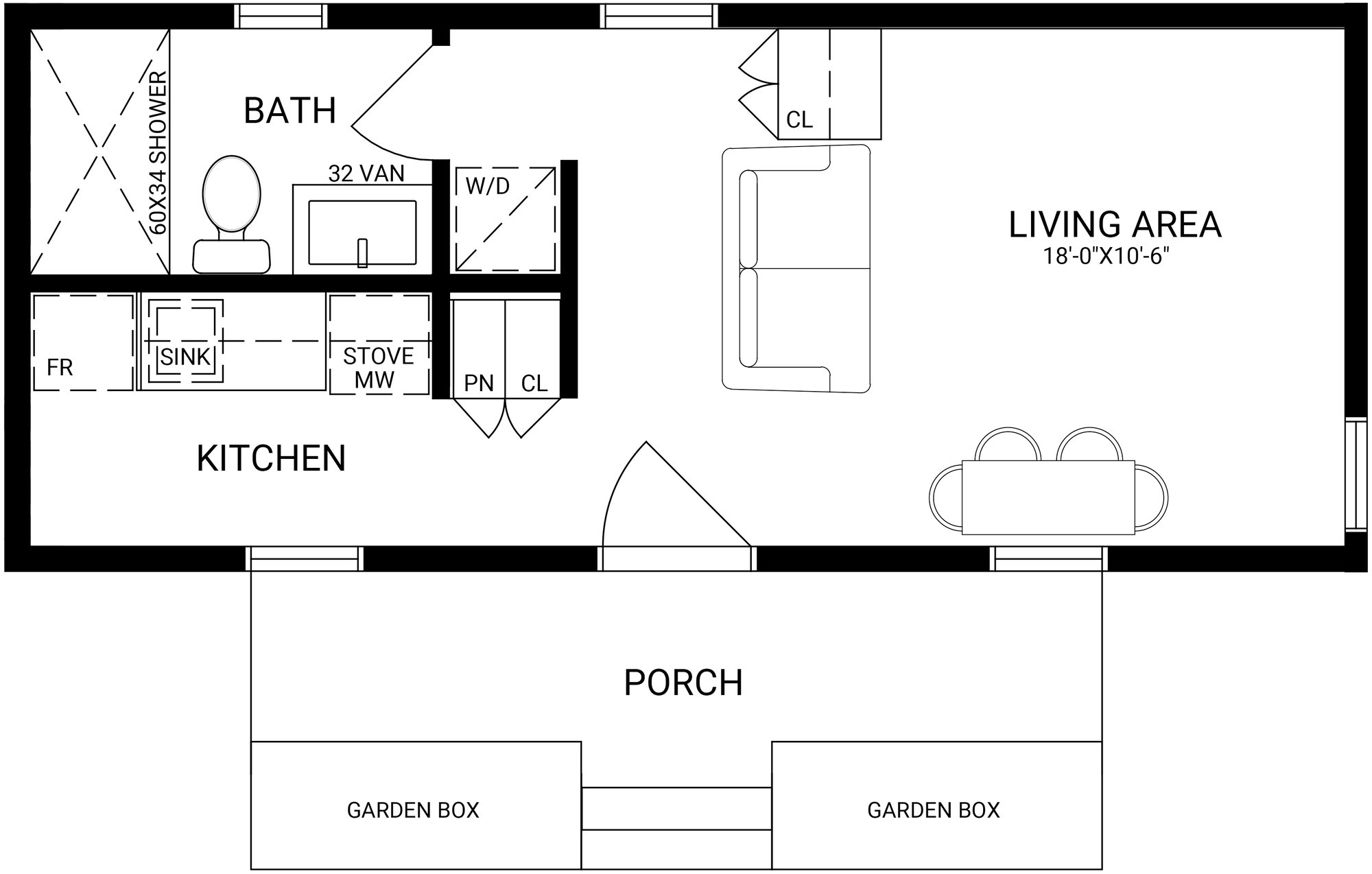 Brauer Living Pods - Plans - Studio Suite (new)