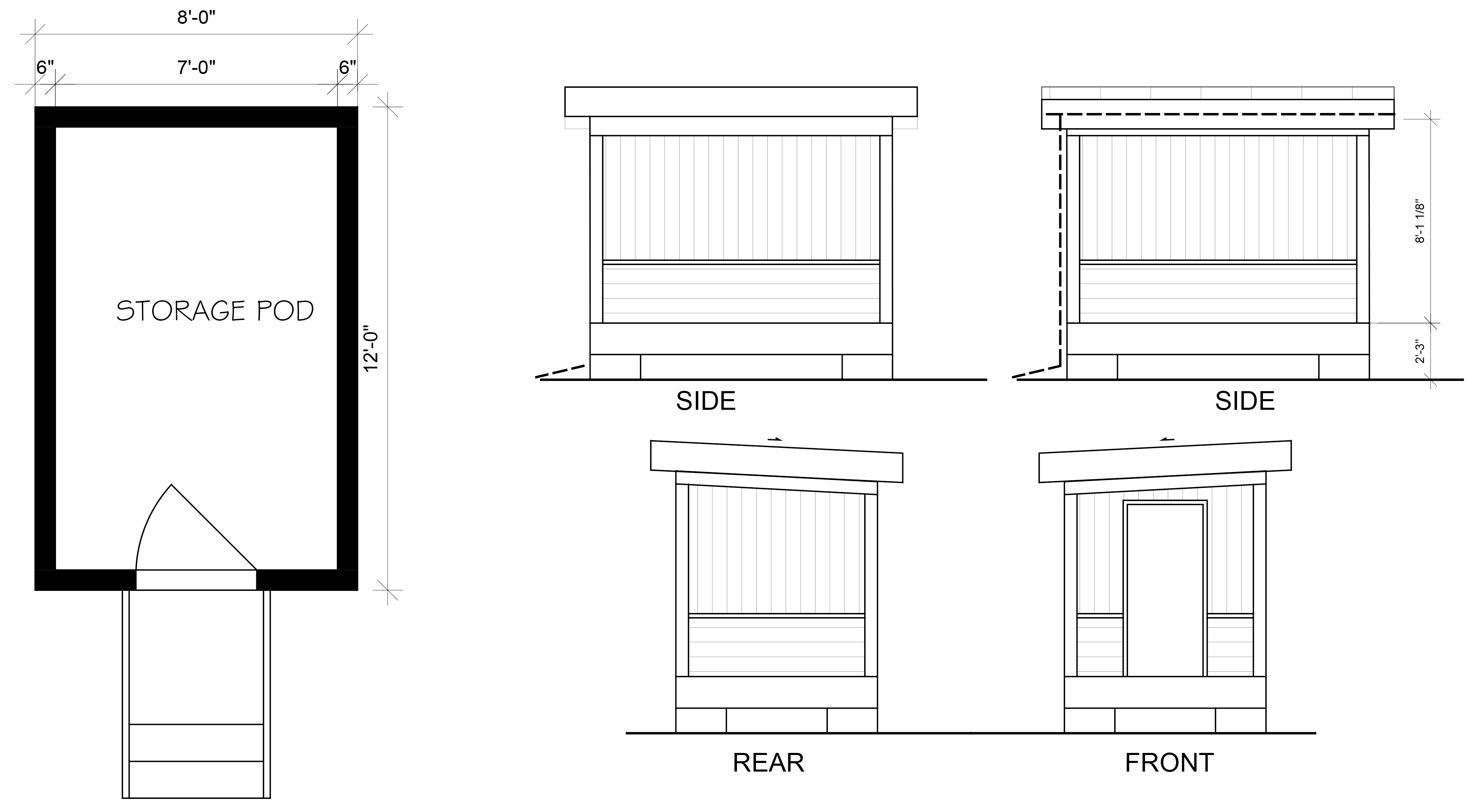 Storage Pod High Rise Brauer Living Pods - Storage & Gear Pod