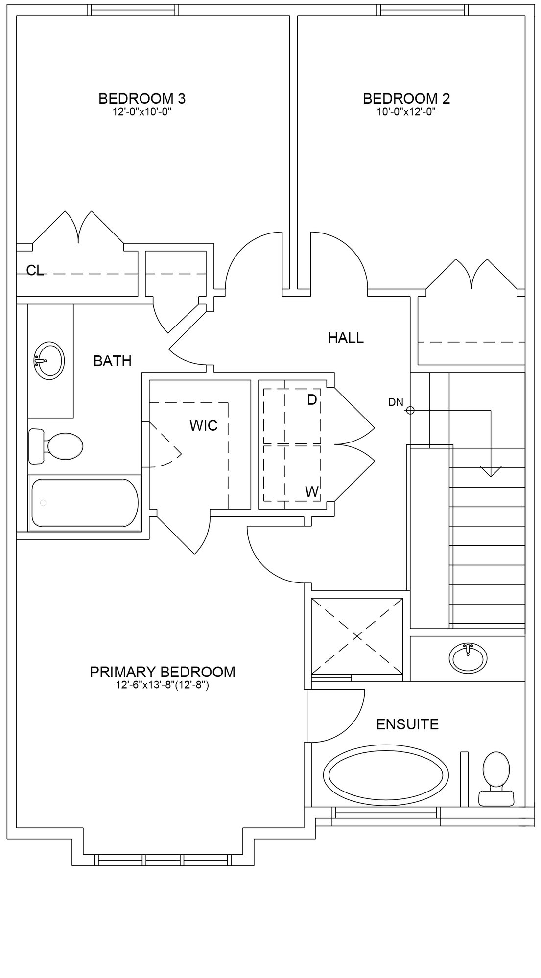 East Village Plan - 2nd Floor