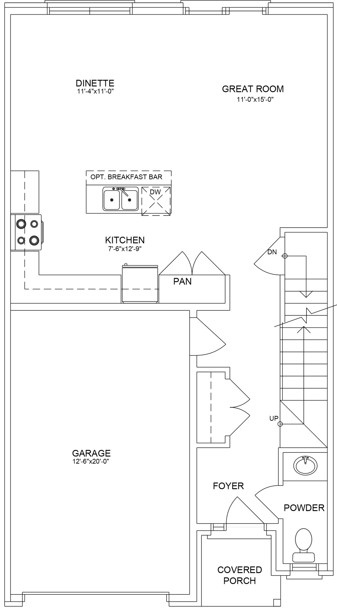 East Village Plan - Main Floor